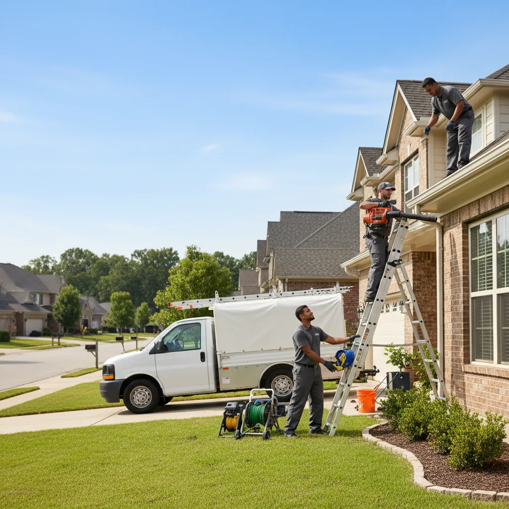 Home Gutter Service in Rice, TX near me